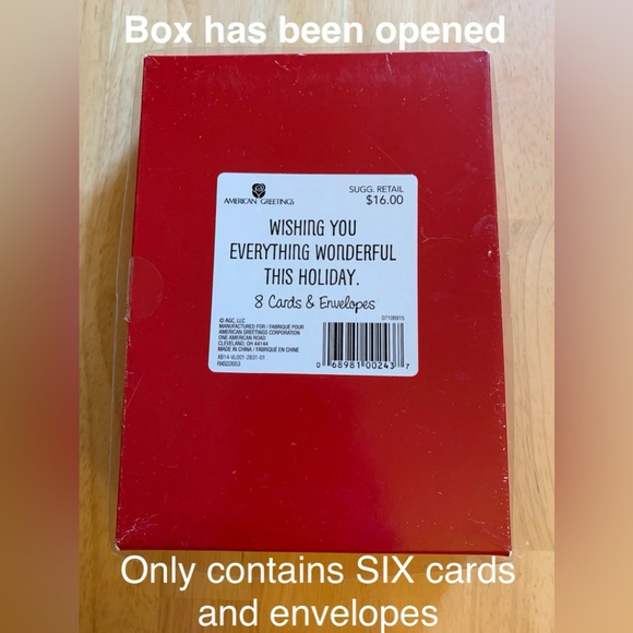 ⭐️BOGO // 6-pack Snowflake Holiday Cards (for anyone) - Picture 5 of 10